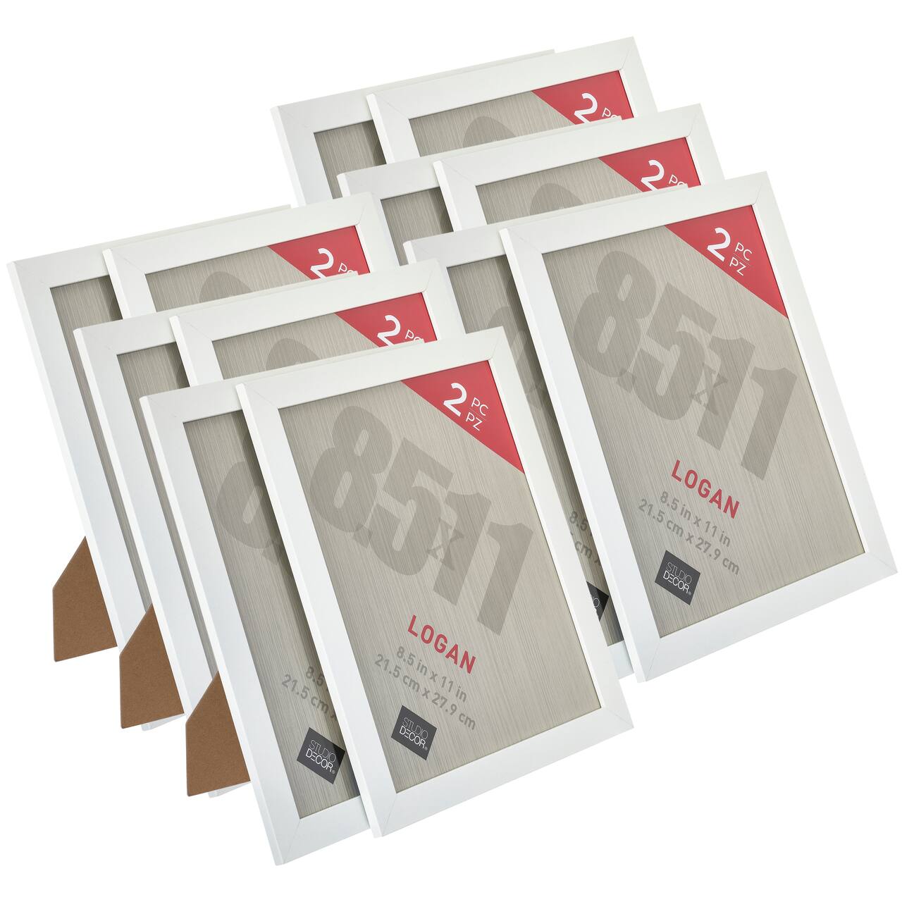 12 Packs: 2 ct. (24 total) White Tabletop Frames, Logan by Studio Décor®